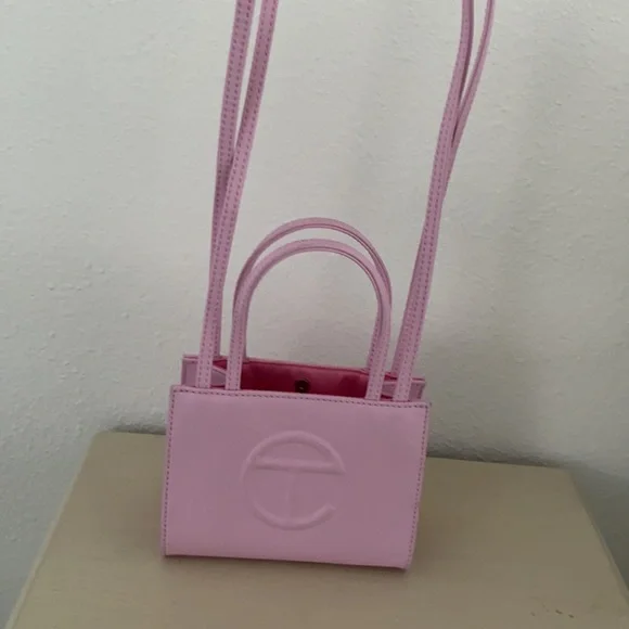 Small Telfar Bag in Bubblegum pink - Picture 2 of 5
